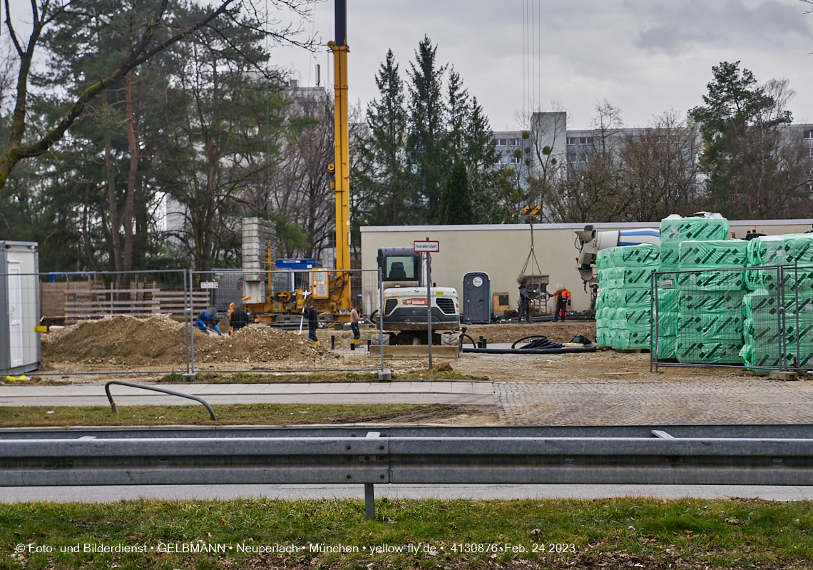 24.02.2023 -  Baustelle Haus für Kinder in Neupelach Quiddestraße 3